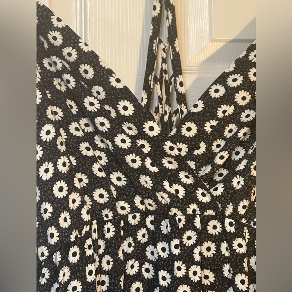 NWT: Maurice’s Floral Tiered Macrame Back Skater Dress Size 0X - Picture 4 of 7